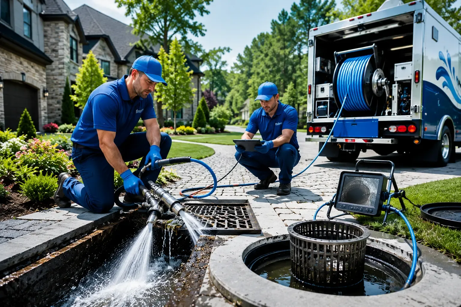 Local outdoor drain cleaning professionals in Collins, WI