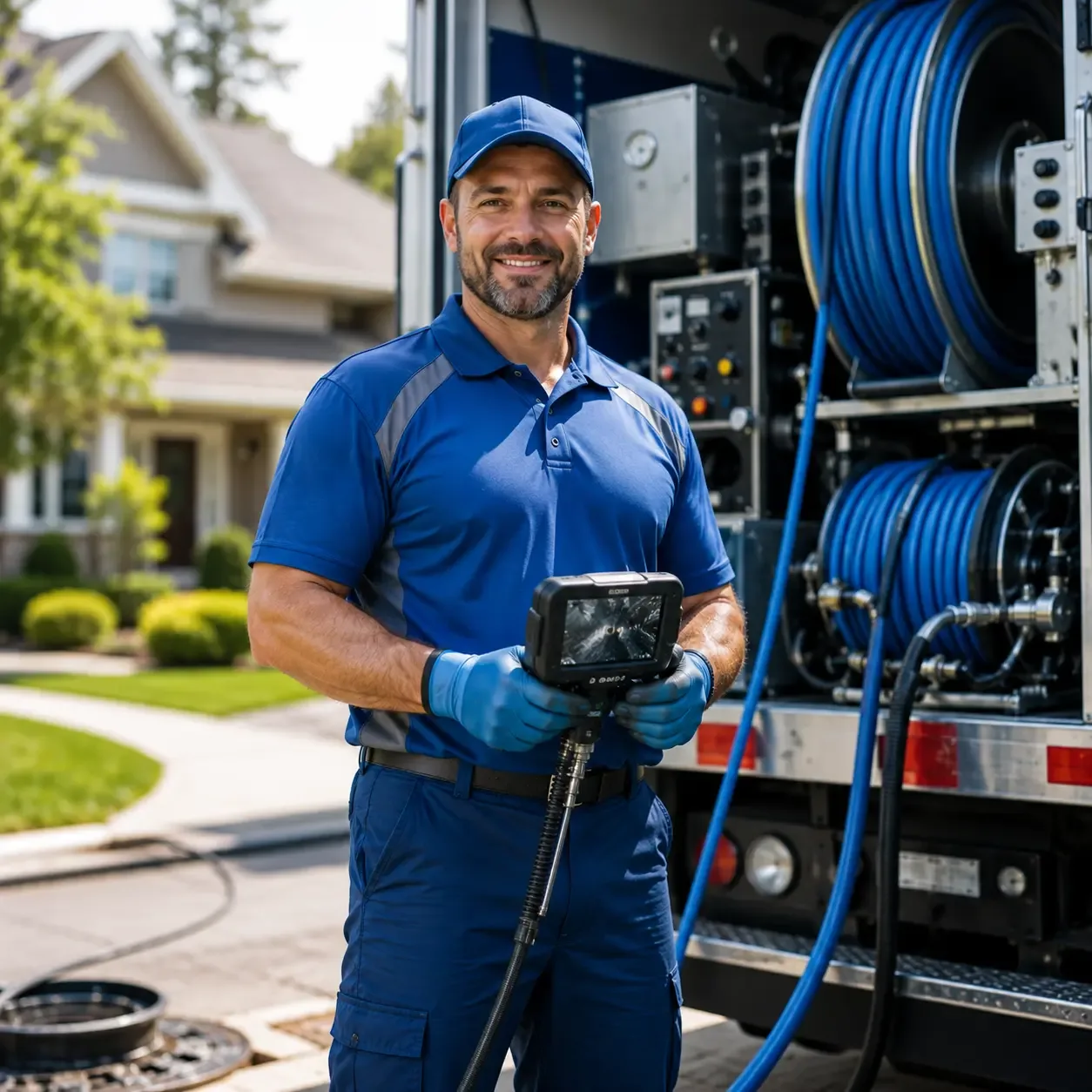 Local outdoor drain cleaning specialists in Collins, WI